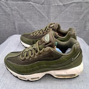 %2018 Women's Nike Air Max 95 Olive Canvas Running Shoes Sz 7 / A 36